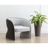 Rosalia Chair, Mina Light Grey/Meg Ash-Furniture - Chairs-High Fashion Home