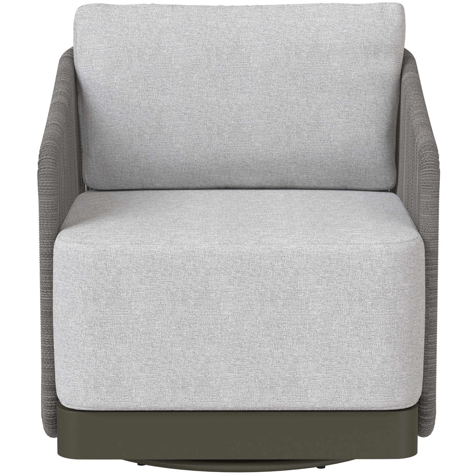 Allariz Outdoor Swivel Chair Gracebay Light Grey High Fashion Home