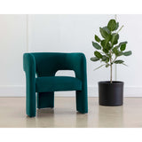 Isidore Chair, Meg Teal-Furniture - Chairs-High Fashion Home