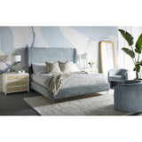 Tierra Bed, Bergen French Blue-Furniture - Bedroom-High Fashion Home