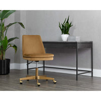 Berget Office Chair, Gold Sky-Furniture - Office-High Fashion Home