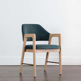 Milton Arm Chair, Meg Dusty Teal/Light Wash, Set of 2-Furniture - Dining-High Fashion Home