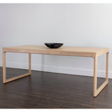 Rivero Rectangular Dining Table, Light Wash-Furniture - Dining-High Fashion Home