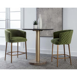 Cornella Counter Stool, Meg Olive-Furniture - Dining-High Fashion Home