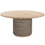 Riviera 60" Outdoor Dining Table-Furniture - Dining-High Fashion Home