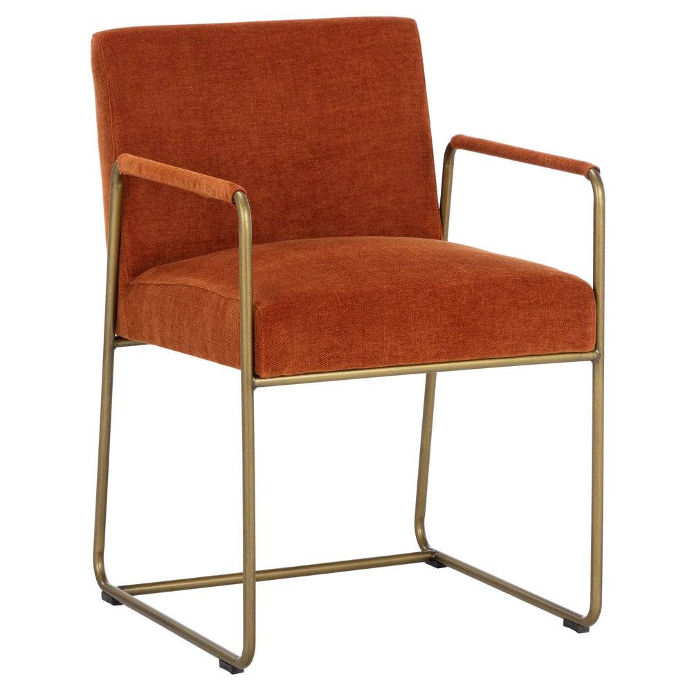 Balford Arm Chair, Danny Rust-Furniture - Dining-High Fashion Home
