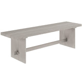 Linus Bench, Grey-Furniture - Benches-High Fashion Home
