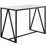 Abel Counter Table, Black-Furniture - Dining-High Fashion Home