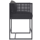 Crete Outdoor Counter Stool, Gracebay Grey-Furniture - Dining-High Fashion Home
