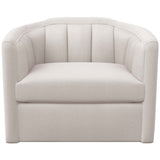 Birrit Swivel Chair, Alaska Noble Grey-Furniture - Chairs-High Fashion Home