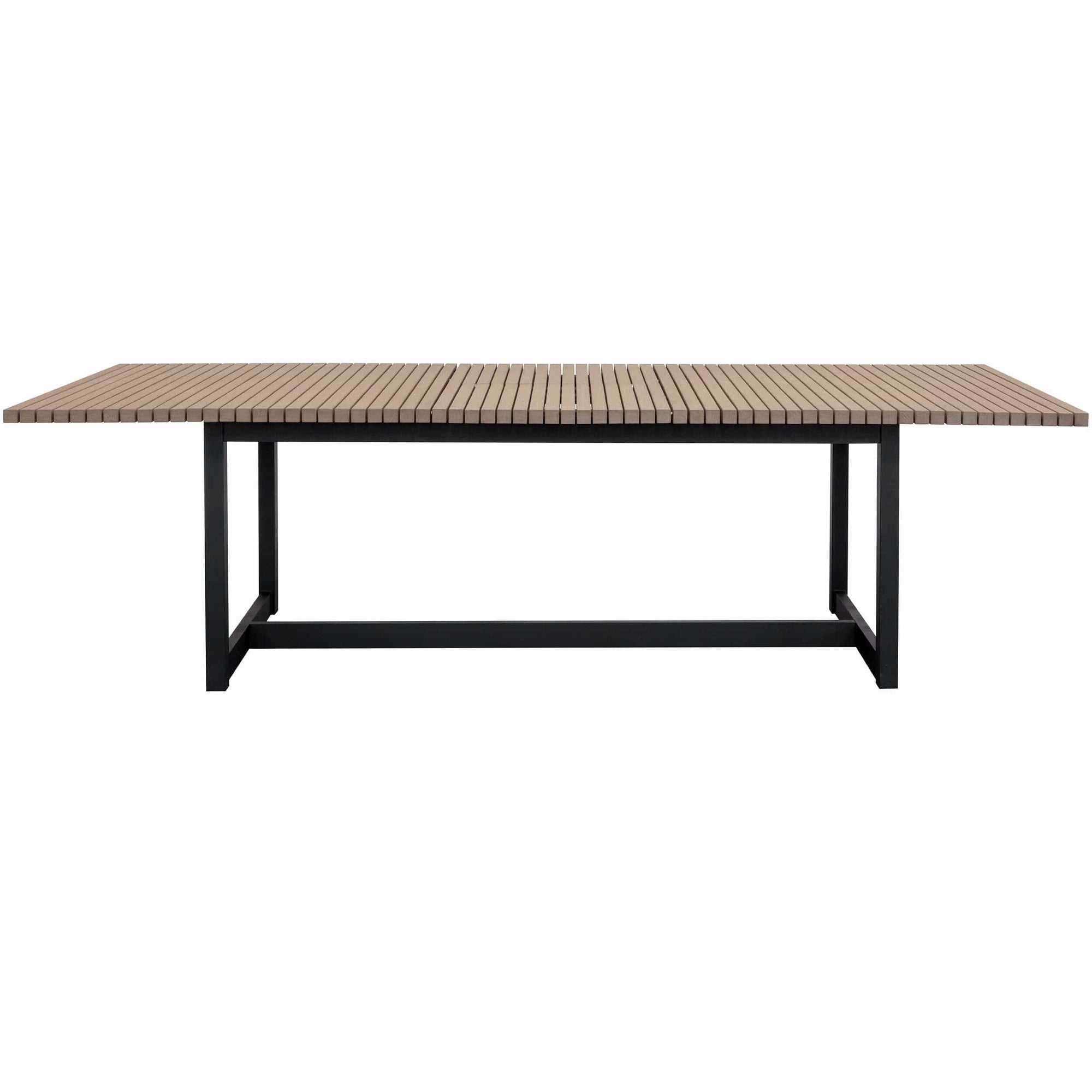 Geneve Outdoor Extension Dining Table, Drift Brown High Fashion Home