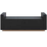Odette Bench, Maven Black-Furniture - Chairs-High Fashion Home
