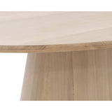 Elina Oval Dining Table, Light Oak