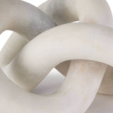 Cassius Marble Sculpture, White-Accessories-High Fashion Home