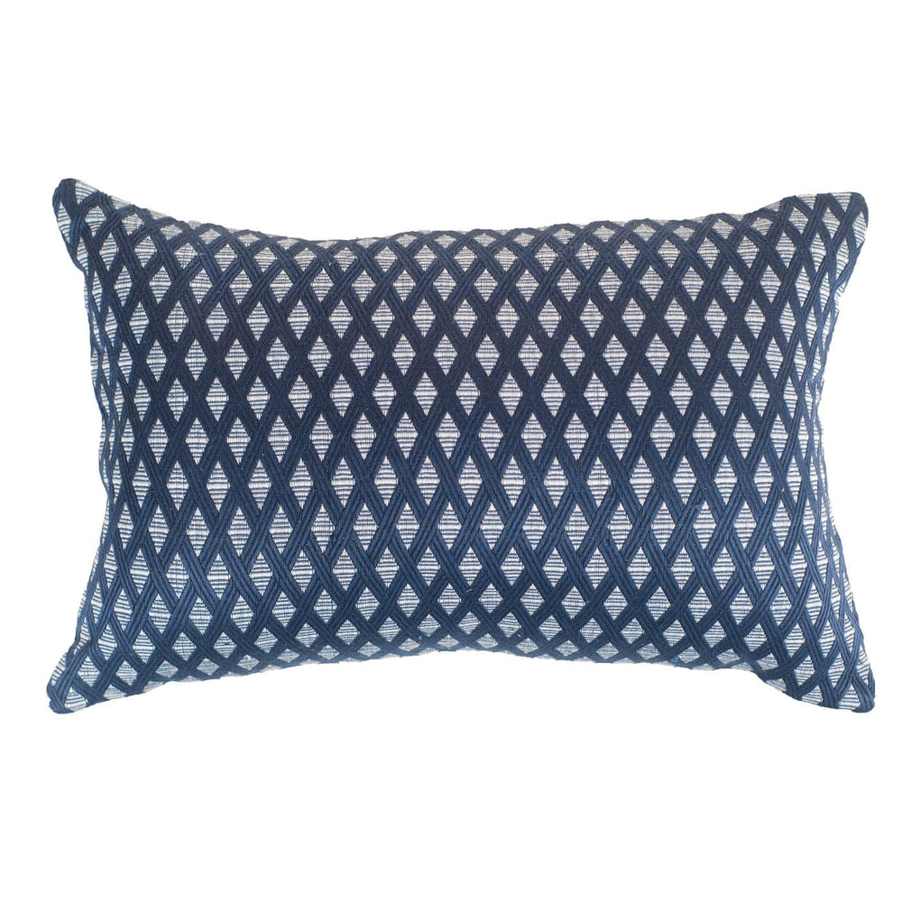 Prism Navy Lumbar Cushion - Accessories - High Fashion Home