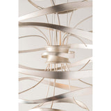 Calligraphy 2 Light Pendant, Silver Leaf - Lighting - High Fashion Home