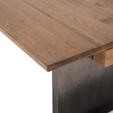 Brennan Dining Table, Dove Oak-Furniture - Dining-High Fashion Home