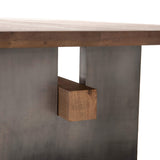 Brennan Dining Table, Dove Oak-Furniture - Dining-High Fashion Home