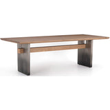 Brennan Dining Table, Dove Oak-Furniture - Dining-High Fashion Home