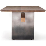 Brennan Dining Table, Dove Oak-Furniture - Dining-High Fashion Home