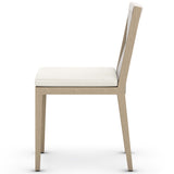 Sherwood Outdoor Dining Chair, Nattural Ivory/Washed Brown-Furniture - Dining-High Fashion Home