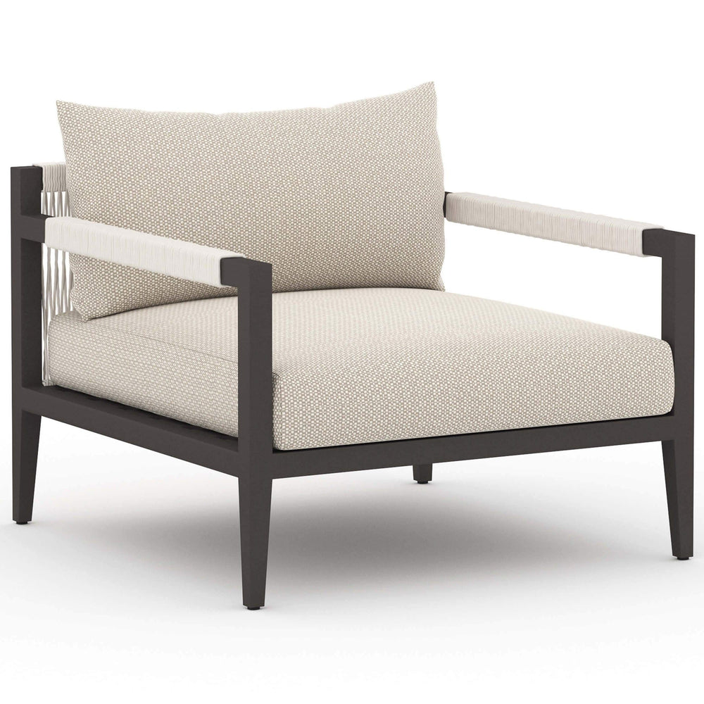 Sherwood Outdoor Chair, Faye Sand/Bronze-Furniture - Chairs-High Fashion Home