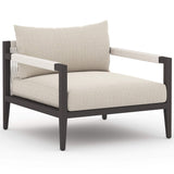 Sherwood Outdoor Chair, Faye Sand/Bronze-Furniture - Chairs-High Fashion Home