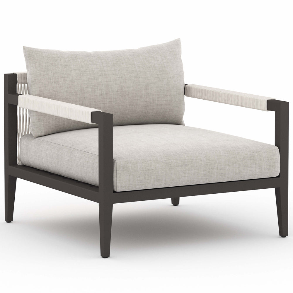 Sherwood Outdoor Chair, Stone Grey/Bronze-Furniture - Chairs-High Fashion Home