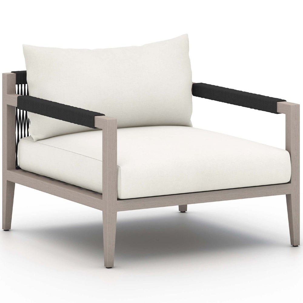 Sherwood Outdoor Chair, Natural Ivory/Weathered Grey-Furniture - Chairs-High Fashion Home