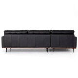 Lexi LAF Leather Sectional, Sonoma Black-Furniture - Sofas-High Fashion Home