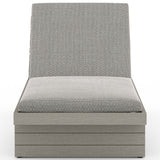 Leroy Outdoor Chaise, Faye Ash/Weathered Grey-Furniture - Chairs-High Fashion Home
