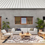 Gwen Outdoor 3-Piece Sectional, Faye Ash-Furniture - Sofas-High Fashion Home