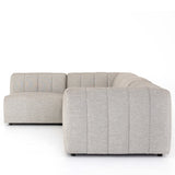 Gwen Outdoor 4-Piece Sectional, Faye Ash-Furniture - Sofas-High Fashion Home