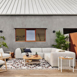 Gwen Outdoor 5-Piece Sectional, Faye Ash-Furniture - Sofas-High Fashion Home