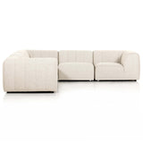 Gwen Outdoor 5-Piece Sectional, Faye Sand-Furniture - Sofas-High Fashion Home