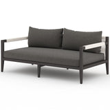 Sherwood 63" Outdoor Sofa, Charcoal/Bronze-Furniture - Sofas-High Fashion Home