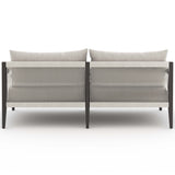Sherwood 63" Outdoor Sofa, Stone Grey/Bronze-Furniture - Sofas-High Fashion Home
