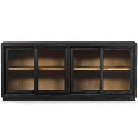 Normand Sideboard, Distressed Black-Furniture - Storage-High Fashion Home