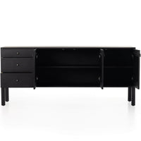 Isador Sideboard, Black Wash Poplar-Furniture - Storage-High Fashion Home