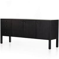 Isador Sideboard, Black Wash Poplar-Furniture - Storage-High Fashion Home