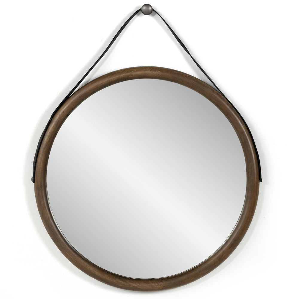 Des Mirror, Auburn Poplar-Accessories-High Fashion Home