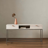 Trey Console Table, Dove Poplar-Furniture - Accent Tables-High Fashion Home