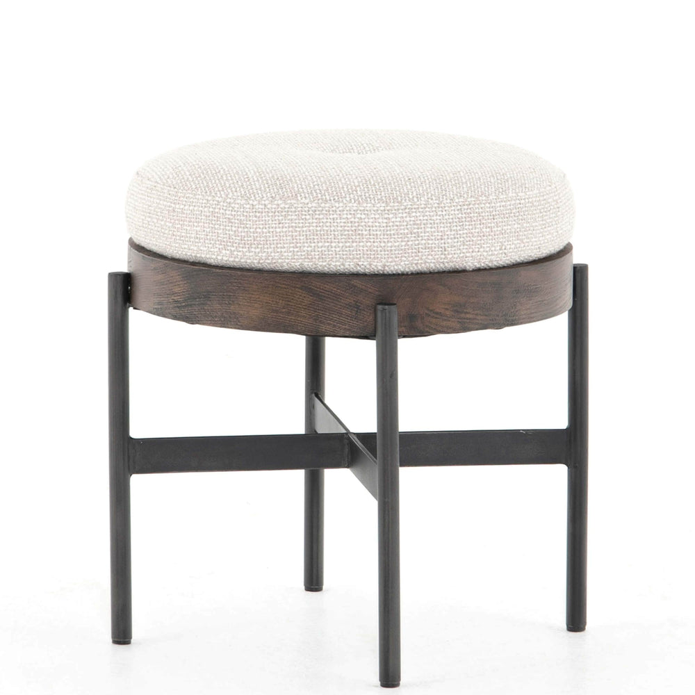Edwyn Small Ottoman, Gibson Wheat-Furniture - Chairs-High Fashion Home