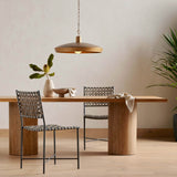 Malia Dining Table, Natural Oak-Furniture - Dining-High Fashion Home
