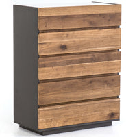 Holland Tall Dresser, Grey Lacquer-Furniture - Storage-High Fashion Home