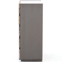 Holland Tall Dresser, Grey Lacquer-Furniture - Storage-High Fashion Home