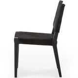 Villa Leather Dining Chair, Black Hair On Hide - Set of 2-Furniture - Dining-High Fashion Home