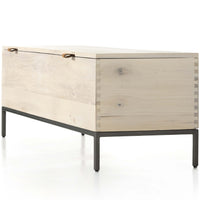 Trey Trunk, Dove Poplar-Furniture - Storage-High Fashion Home