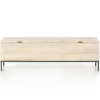 Trey Trunk, Dove Poplar-Furniture - Storage-High Fashion Home