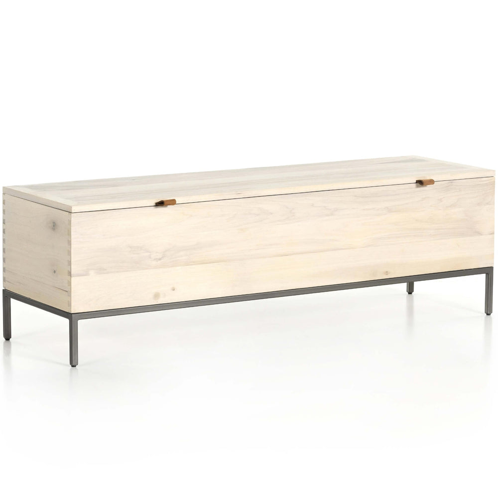 Trey Trunk, Dove Poplar-Furniture - Storage-High Fashion Home